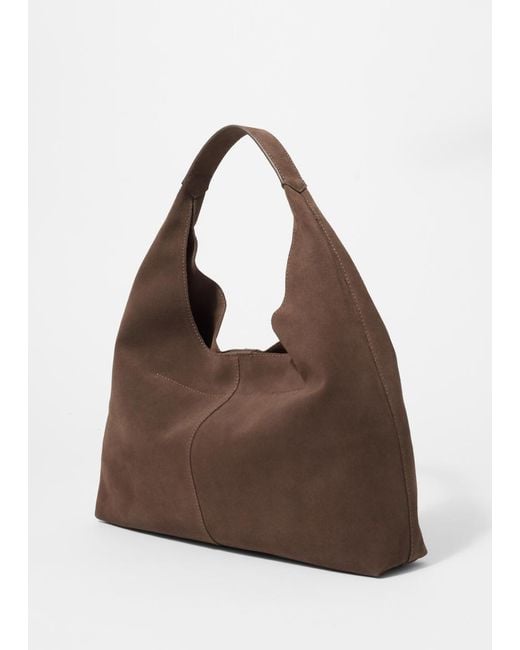 & Other Stories Brown Classic Tote Bag