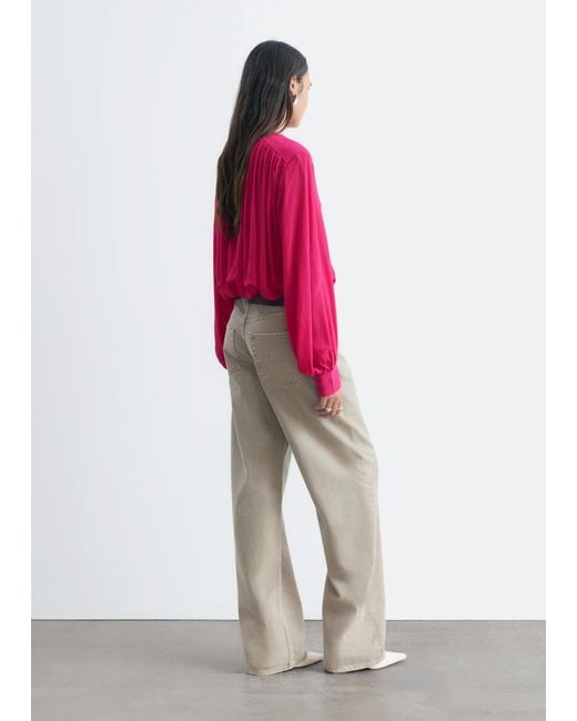 & Other Stories Gathered Blouse