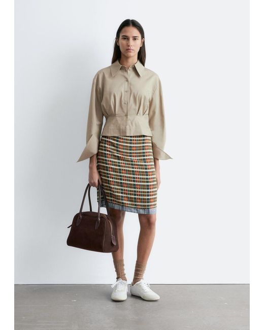 & Other Stories Natural Tapered Shirt