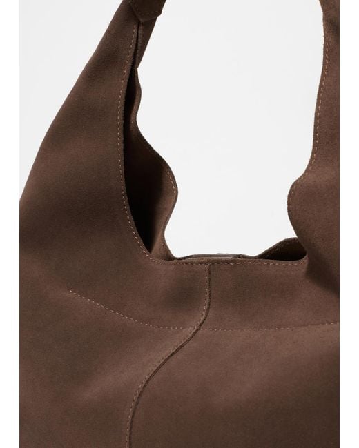 & Other Stories Brown Classic Tote Bag