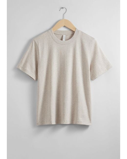 & Other Stories Natural Relaxed T-shirt