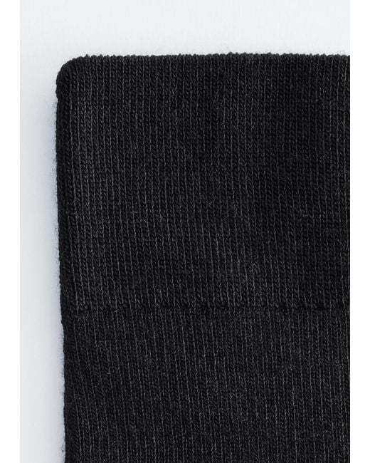 & Other Stories Black Knee-High Socks