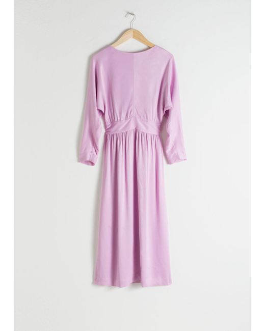 and other stories pink dress
