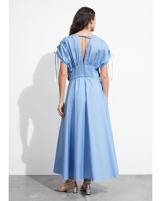 & other stories floral appliqu midi dress & Other Stories x Susan Fang + Floral-Appliqu Midi Dress