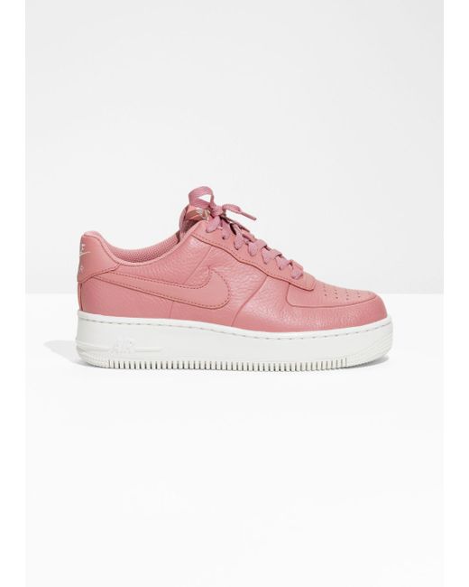 & Other Stories Pink Nike Air Force 1 Upstep