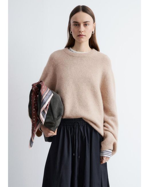 & Other Stories Natural Alpaca-Blend Jumper