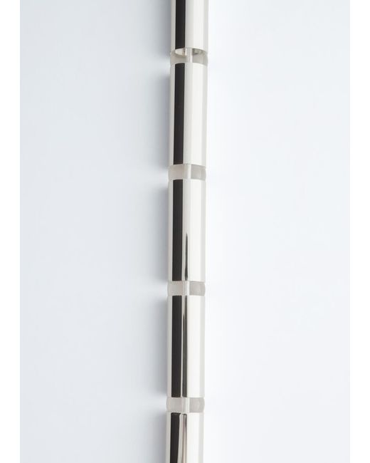 & Other Stories White Polished Brass Necklace