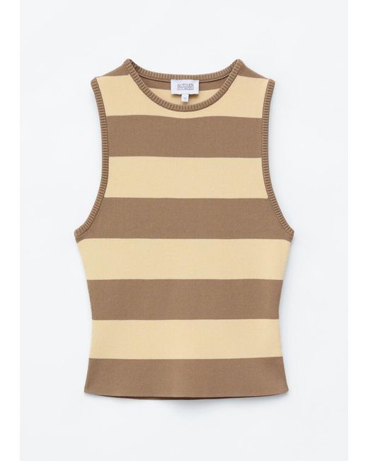 & Other Stories Red Knitted Tank Top