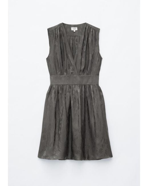 & Other Stories White Jacquard Mini Dress