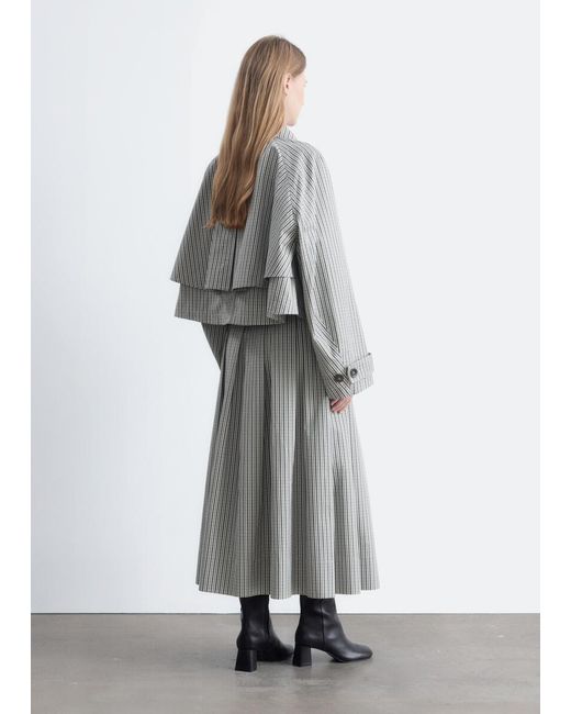 & Other Stories Gray Cropped Jacket