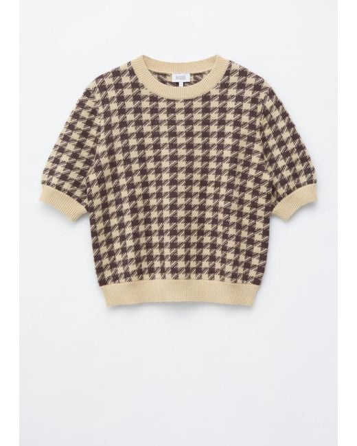 & Other Stories Yellow Mohair Blend Top