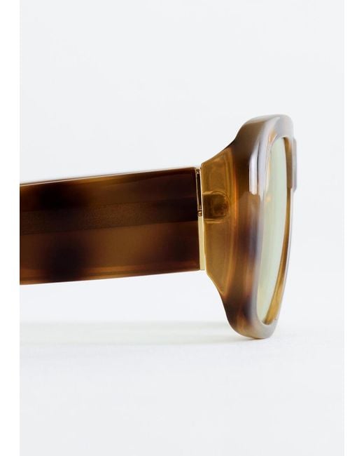 & Other Stories Black Oversized Sunglasses