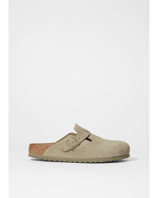 & Other Stories White Birkenstock Sandalen Boston