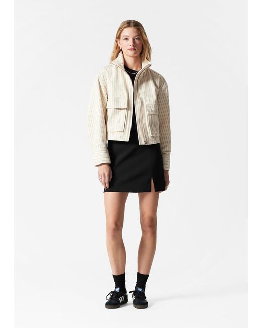 & Other Stories Natural Patch-Pocket Jacket