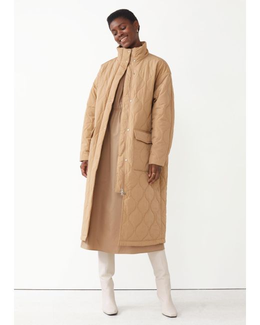 \u0026 Other Stories Oversized Quilted Coat 