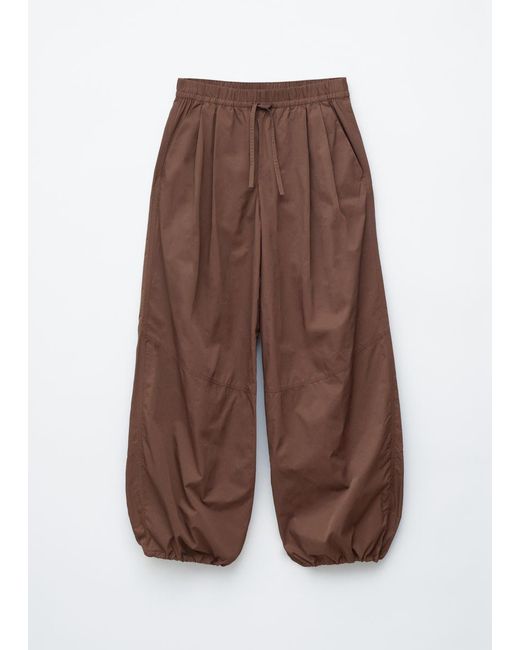 & Other Stories White Nylon Parachute Trousers