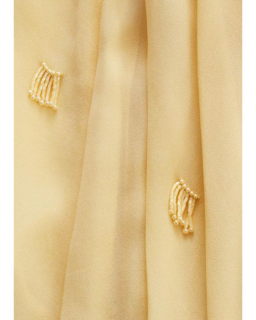 & Other Stories Natural One-Shoulder Mini Dress