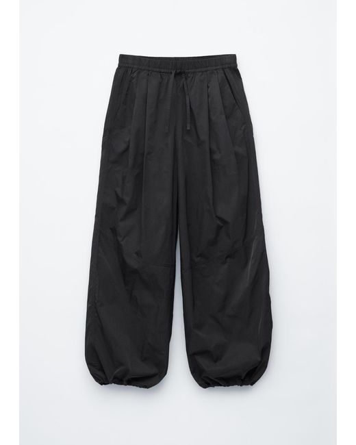 & Other Stories Gray Nylon Parachute Trousers