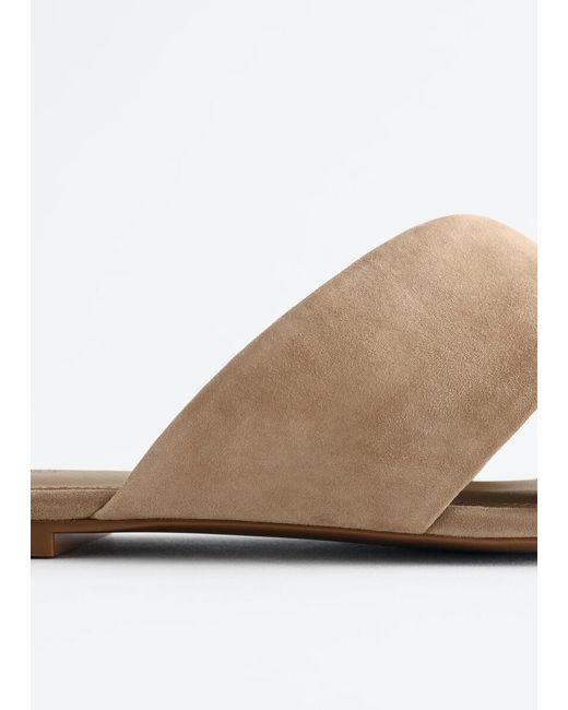 & Other Stories Natural Crossover Sandals