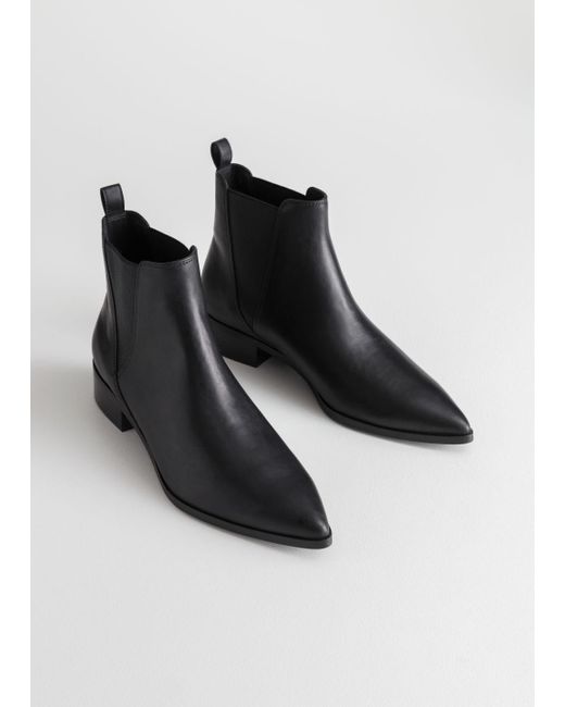 & Other Stories Chelsea Boots in Black | Lyst