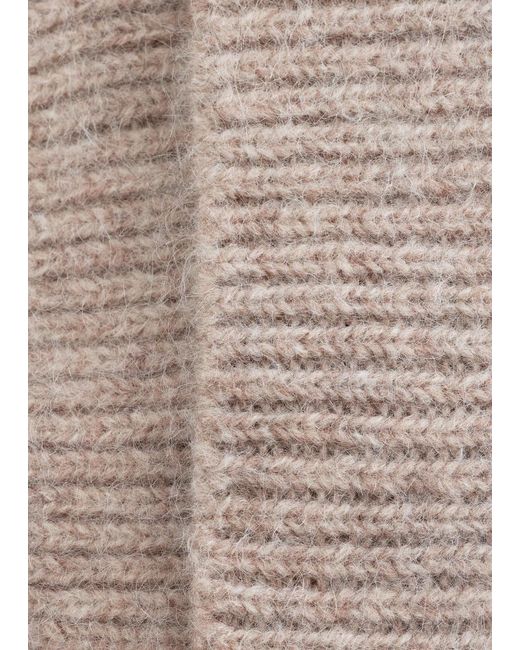 & Other Stories Natural Wool Blend Beanie