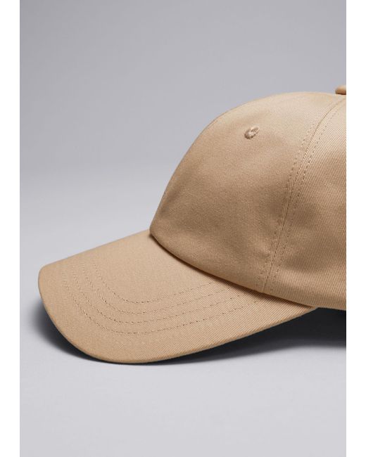 & Other Stories Natural Cotton-canvas Baseball Cap