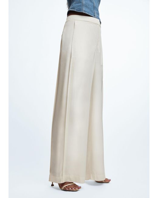 & Other Stories Blue Straight High-waist Trousers