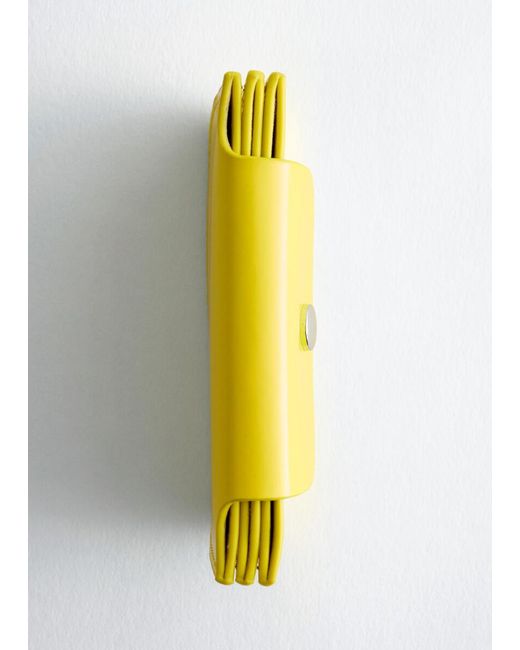 & Other Stories Yellow Small Card Holder