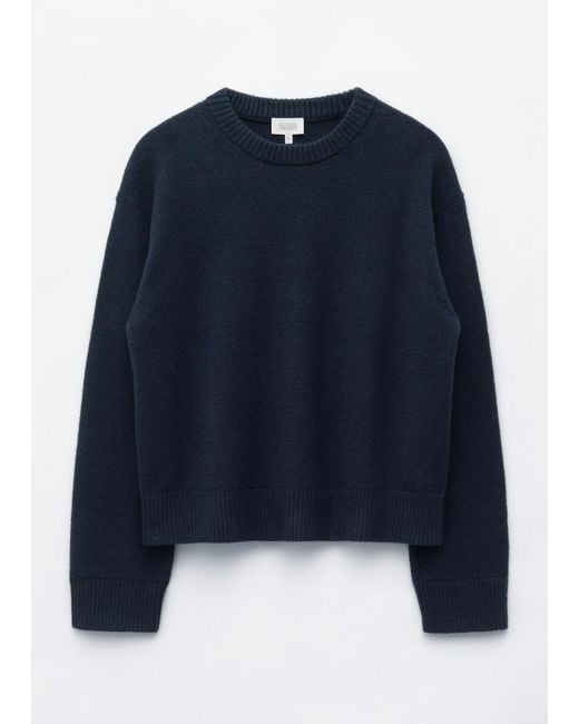 & Other Stories Blue Boxy Knit Jumper