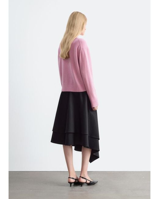 & Other Stories Pink Boxy Knit Jumper