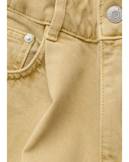 & Other Stories Natural Fold-Detail Jeans