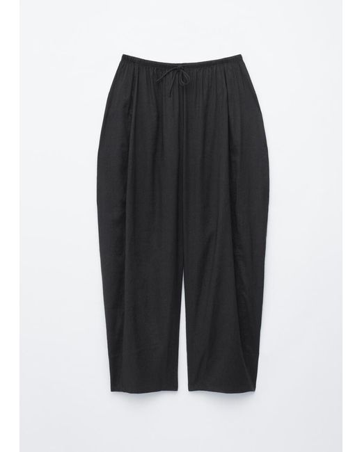 & Other Stories Black Wide-Leg Trousers