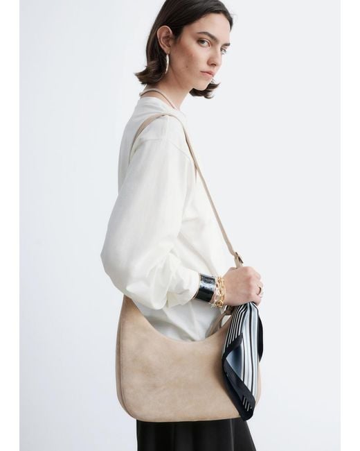 & Other Stories White Long-Sleeve Jersey Top