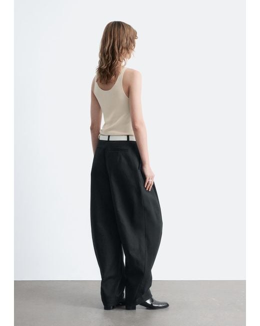 & Other Stories White Scoop-Neck Tank Top