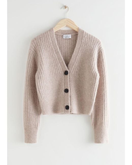 other stories wool blend cardigan