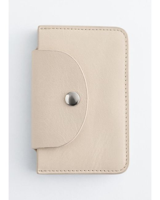 & Other Stories White Small Card Holder