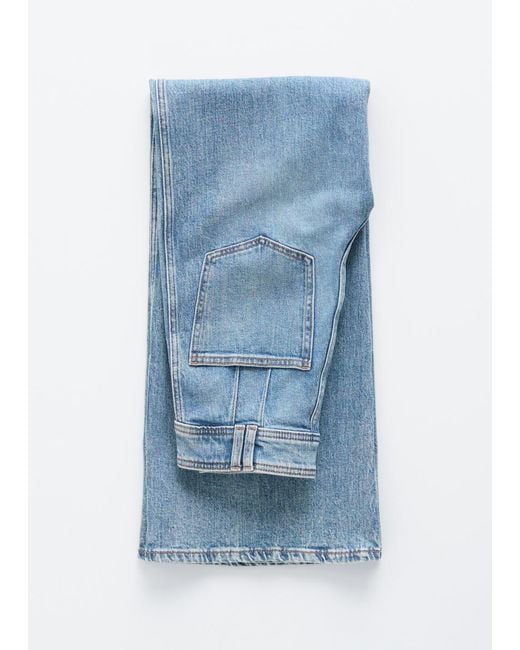 & Other Stories Blue Press-Crease Flared Jeans