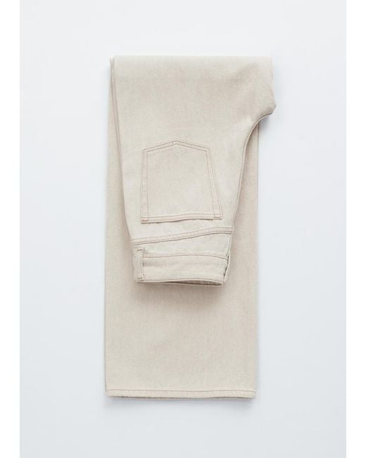 & Other Stories White Wide-Leg Jeans