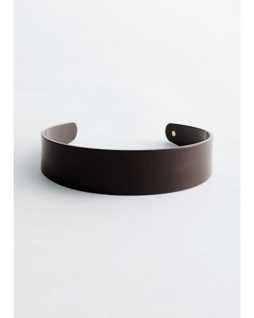 & Other Stories Black Wide Classic Headband