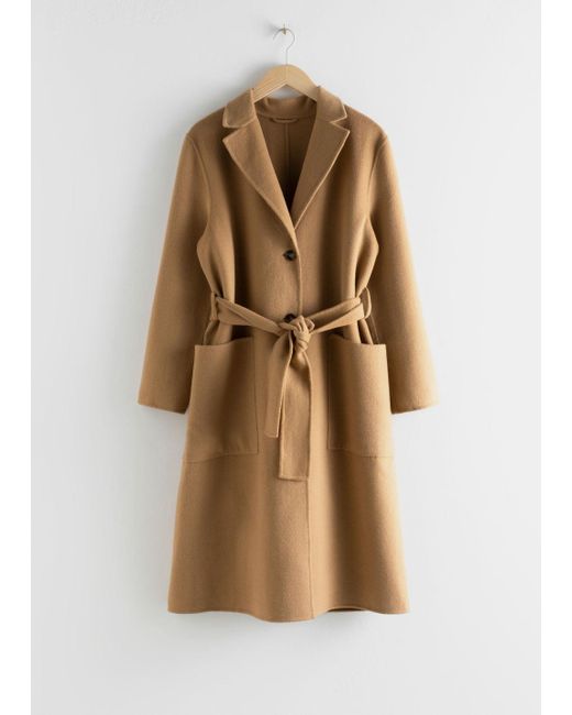 belted wool coat other stories