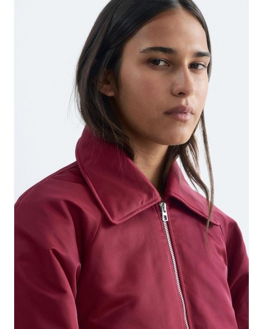 & Other Stories Collared Bomber Jacket