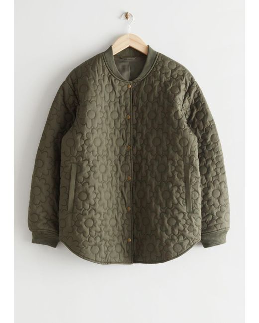 & other stories quilted coat
