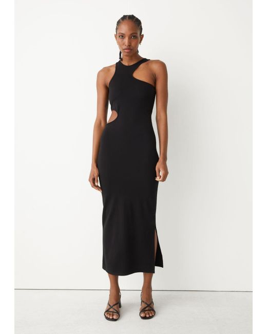 \u0026 Other Stories Cut-out Midi Dress in 