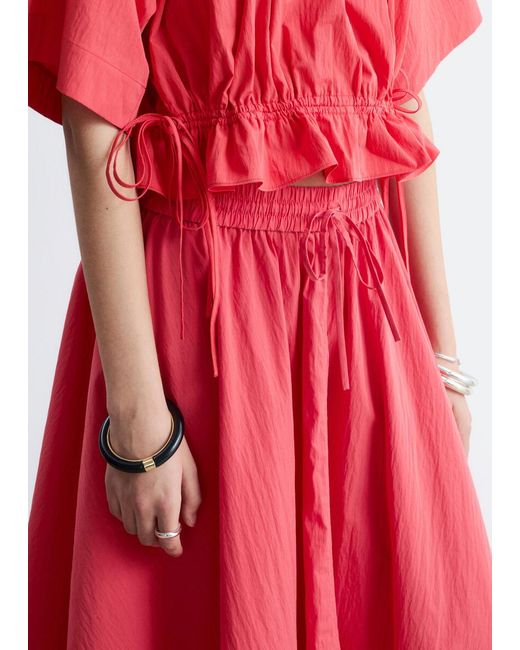 & Other Stories Gathered A-Line Maxi Skirt