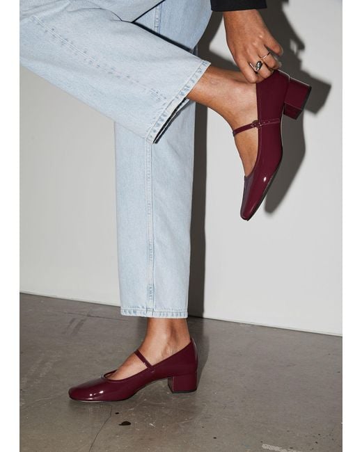 & Other Stories Mary Jane Pumps in Purple | Lyst Canada