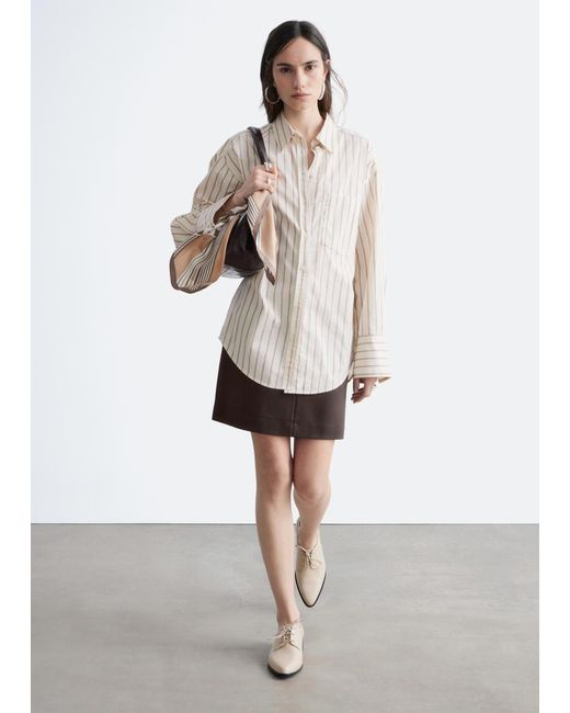 & Other Stories White Cotton Shirt