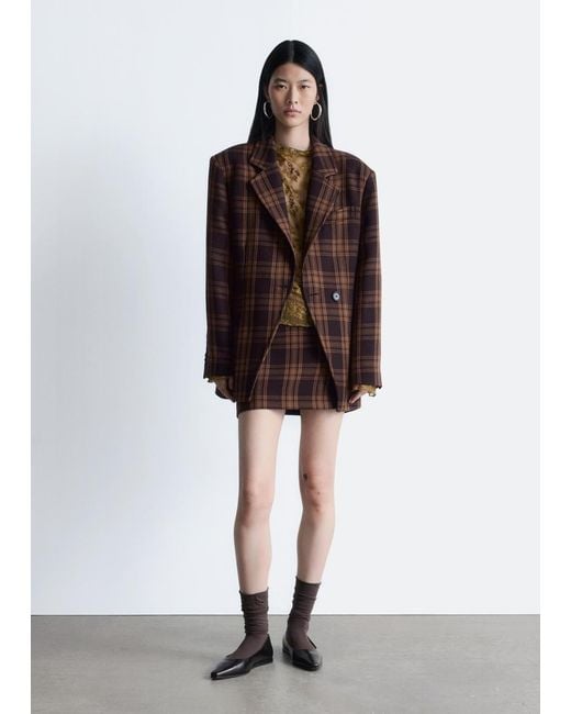 & Other Stories Black Leather Ballet Flats