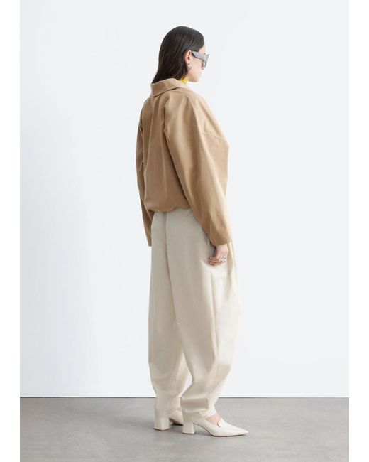& Other Stories White Boxy Jacket
