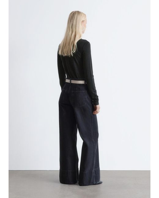 Jean Long À La Coupe Large & Other Stories en coloris White