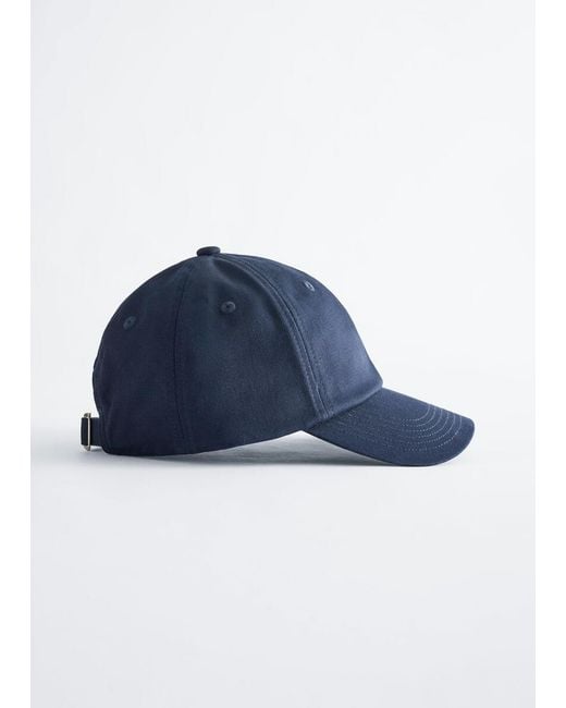 & Other Stories Blue Cotton-Twill Baseball Cap
